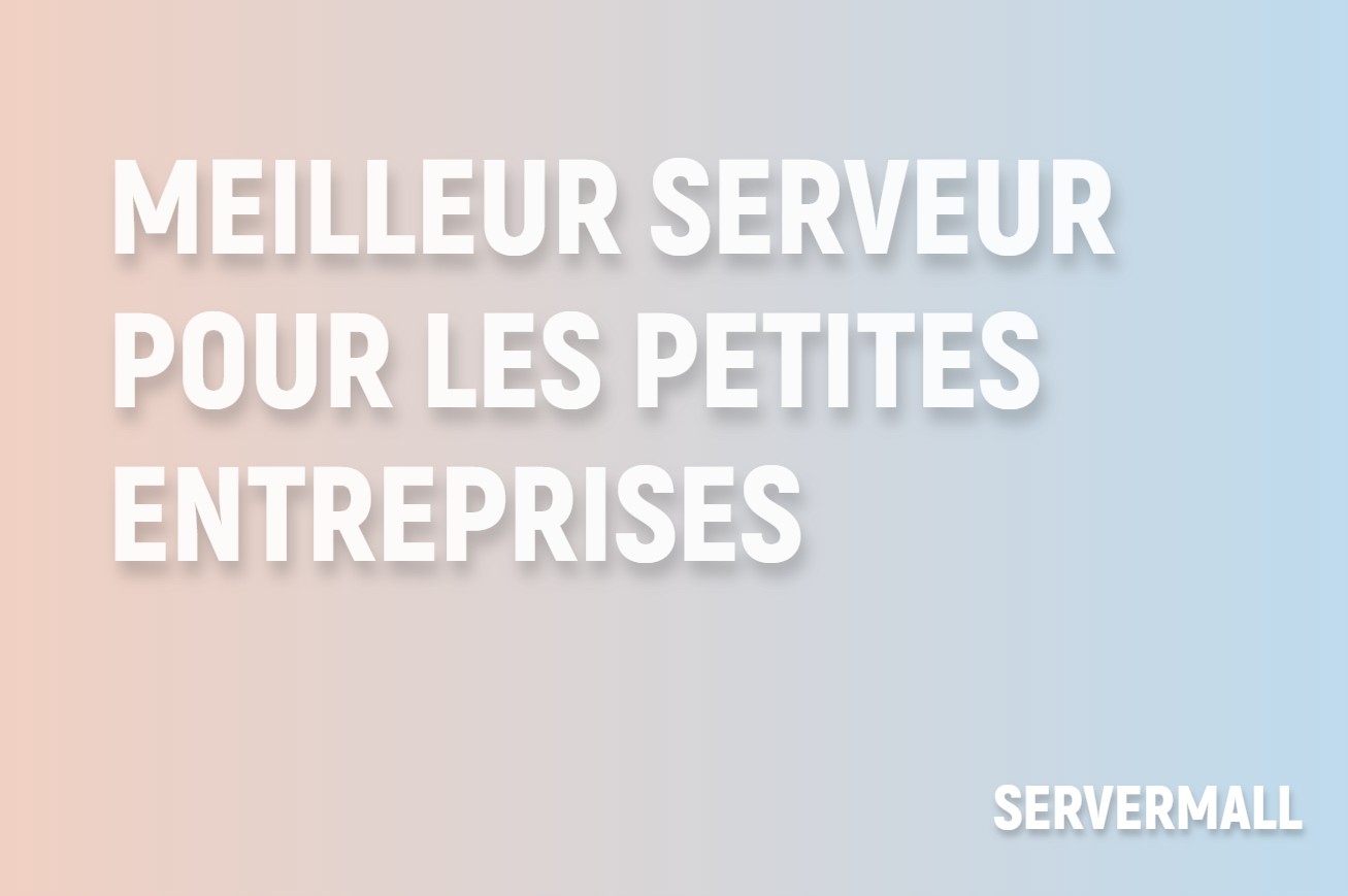 Meilleur serveur pour les petites entreprises
