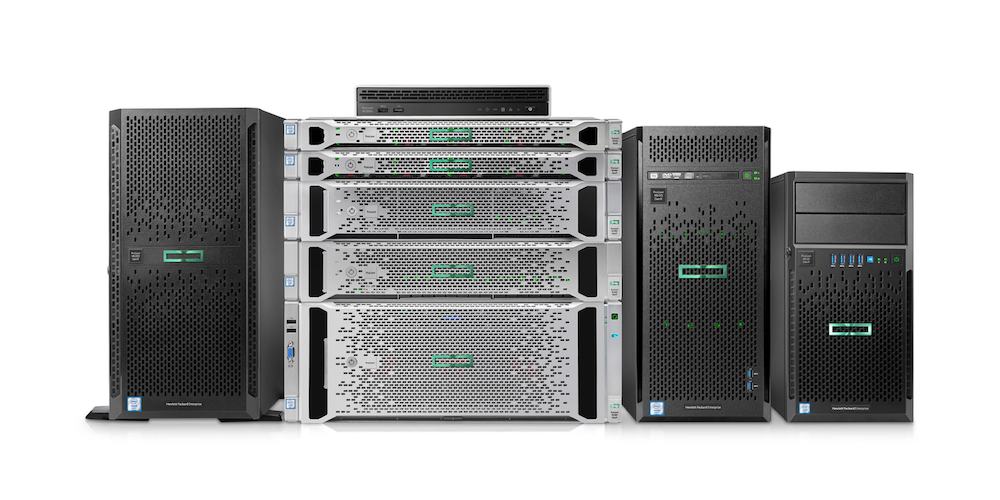 HP Rack und Tower Server